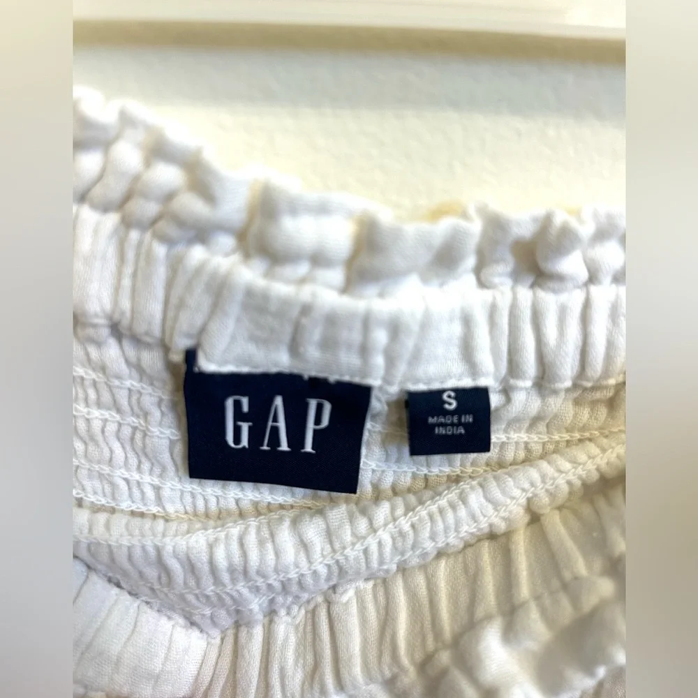 GAP White Gauze Maxi Skirt Small - Picture 3 of 4
